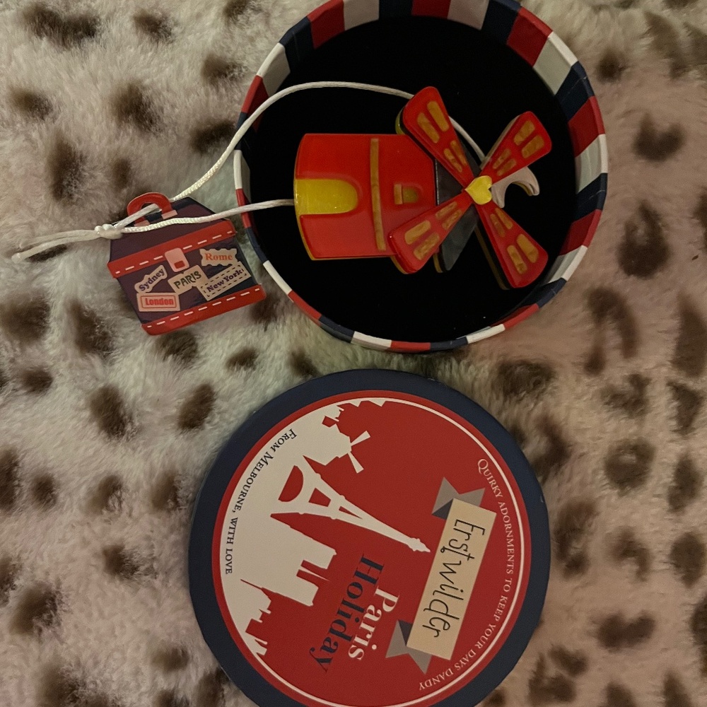 Erstwilder Paris holiday moulin rouge montmarte monument pin